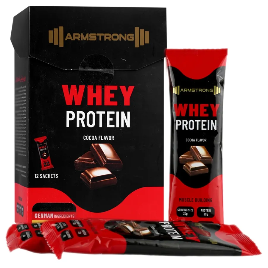 پروتئین وی ساشه آرم استرانگ 12 عددی | Armstrong Protein Whey 12 Sachet
