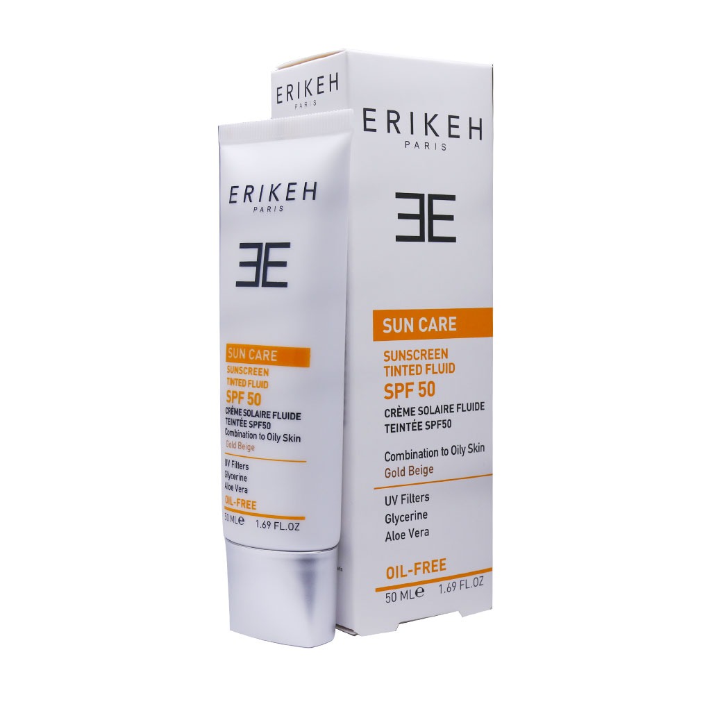 کرم ضد آفتاب SPF50 اریکه مناسب پوست‌ های خشک و نرمال 50 میلی لیتر | Erikeh SPF50 Sun Care Sunscreen 50 ml