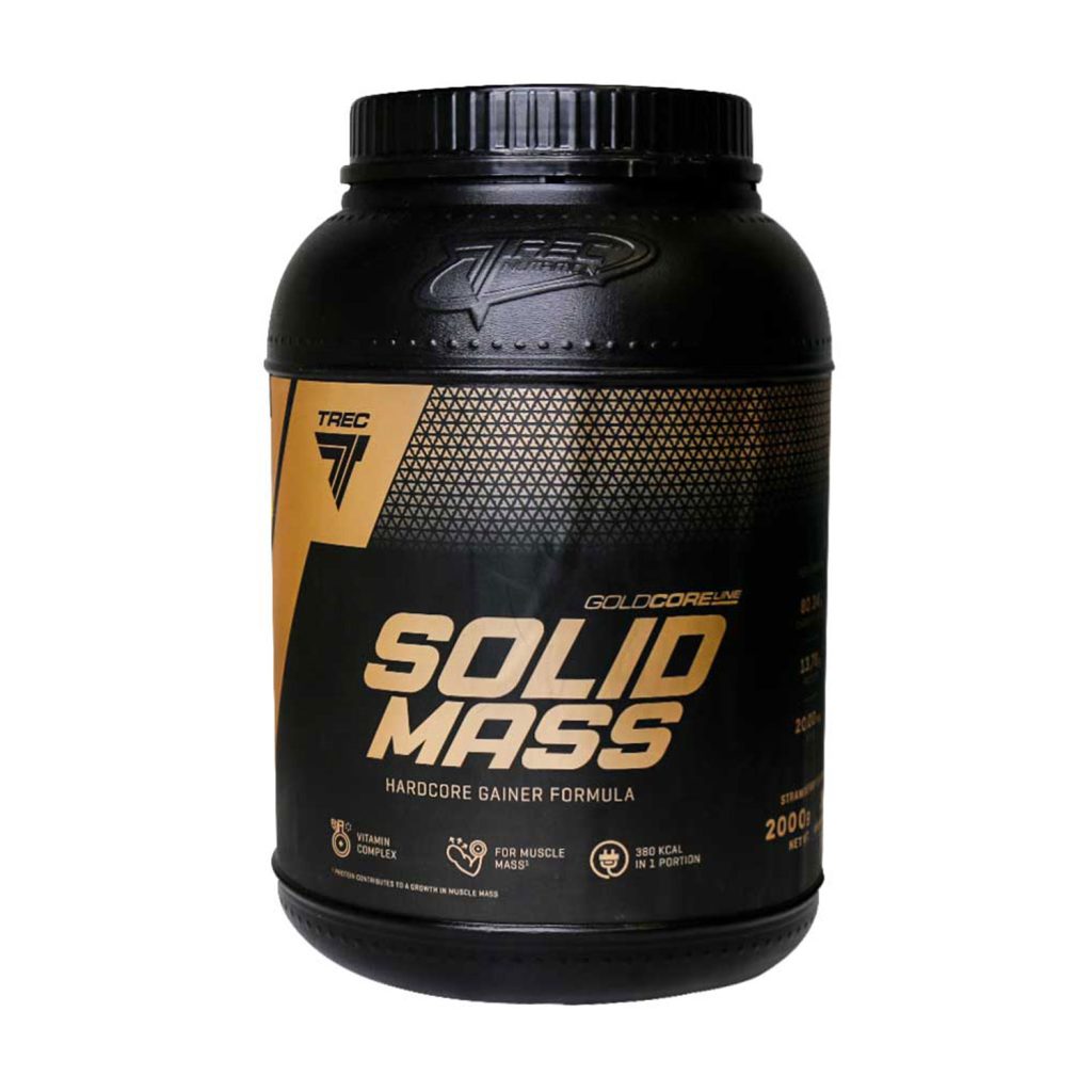 گینر سولید مس 2 کیلوگرم ترک نوتریشن  | GAINER SOLID MASS 2Kg TREC NUTRITION