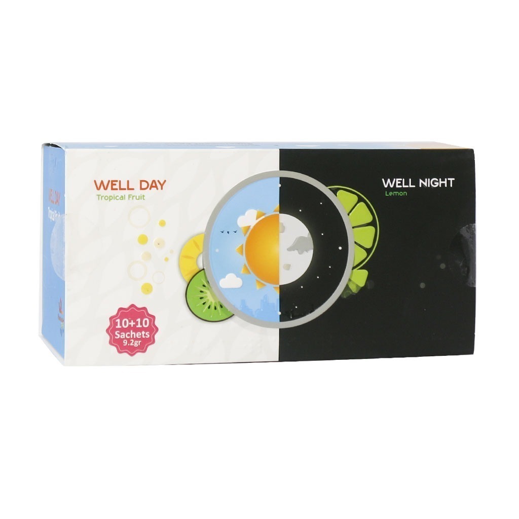 ساشه ول دی ول نایت ویتامین لایف 20 عدد | Vitamin Life Well Day Well Night 20 Sachets