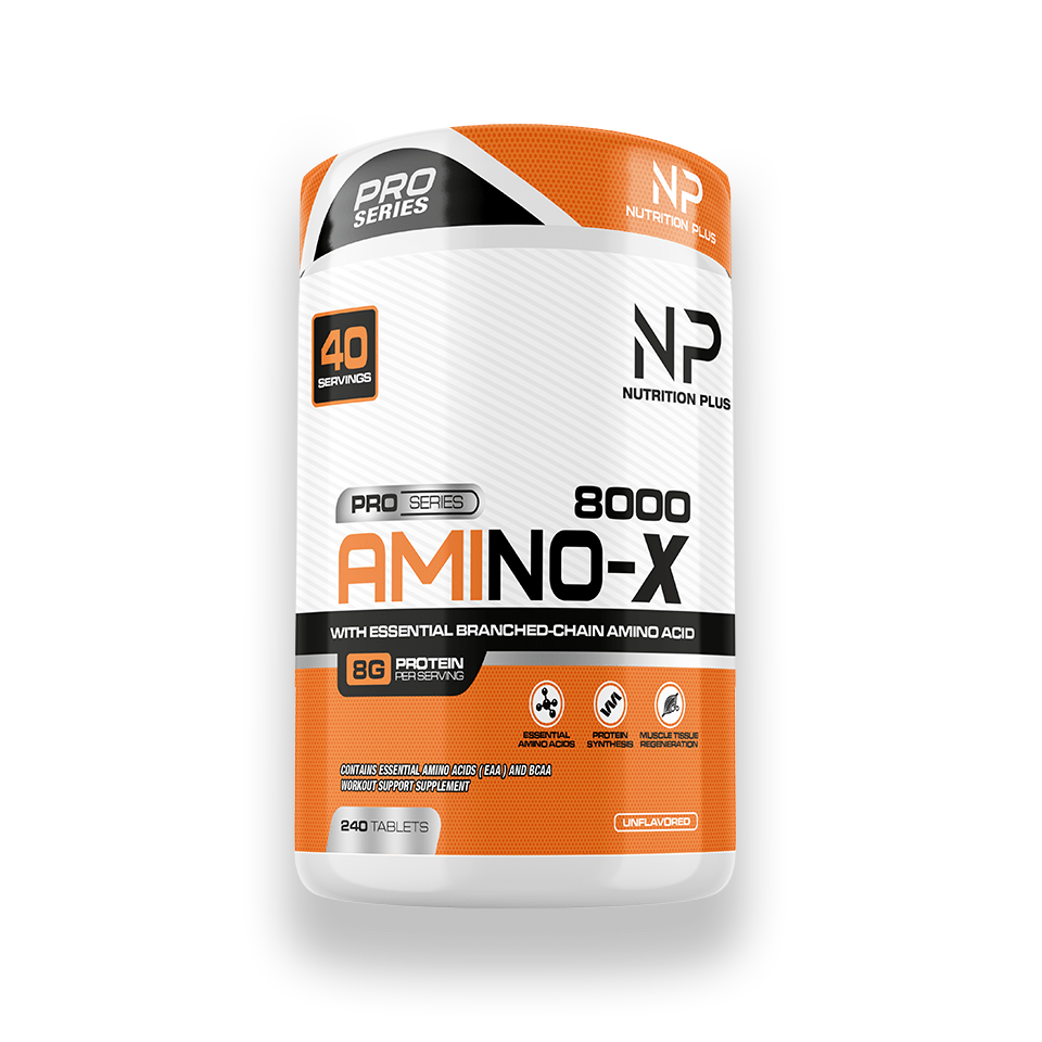 آمینو ایکس 8000 نوتریشن پلاس ۲۴۰ عددی | NP Amino-X 8000